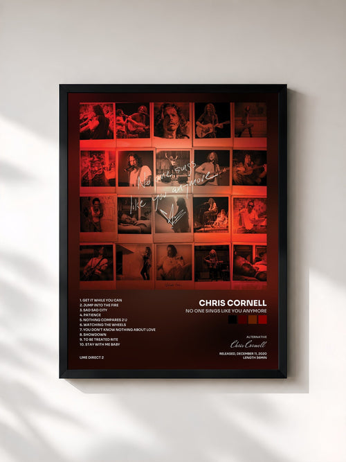 Chris Cornell · No One Sings Like You Anymore — Affiche encadrée