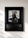 #noir Tableau de l'album All Visible Objects (Quarantine DJ Set) de Moby, cadre noir, imprimé et encadré en France