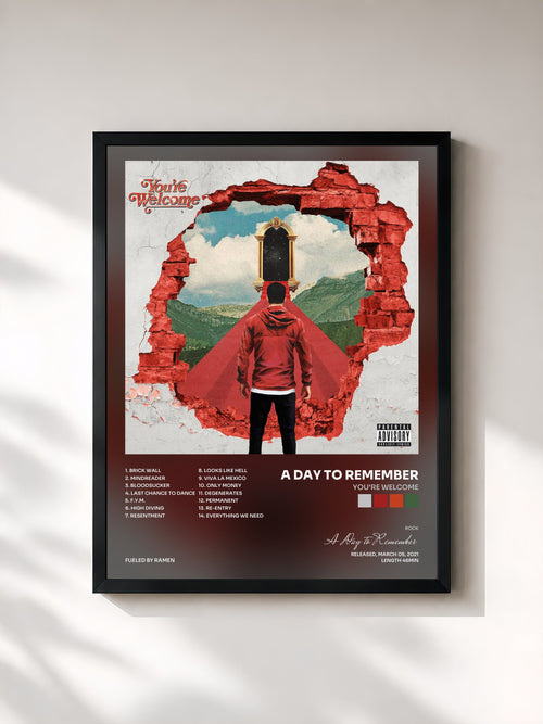A Day to Remember · You're Welcome — Stampa incorniciata