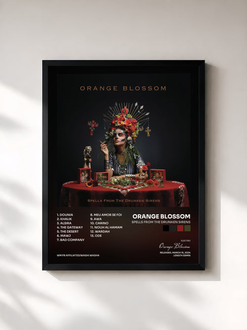 Orange Blossom · Spells From the Drunken Sirens — Lámina enmarcada