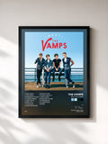 #noir Tableau de l'album Meet The Vamps de The Vamps, cadre noir, imprimé et encadré en France