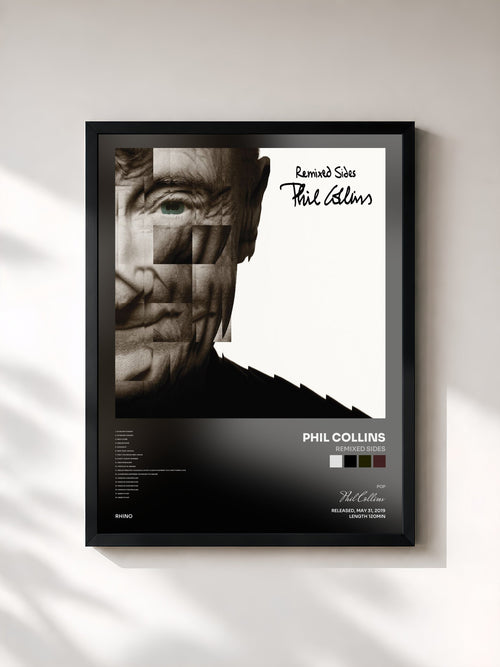 Phil Collins · Remixed Sides — Stampa incorniciata