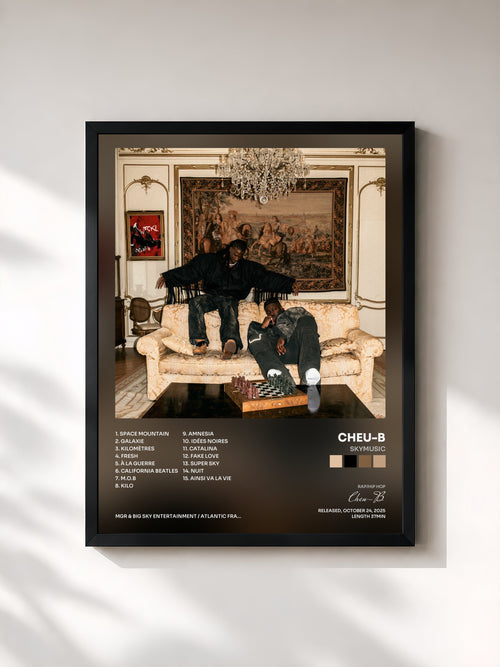 Cheu-B · SKYMUSIC — Stampa incorniciata