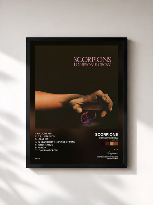 Scorpions · Lonesome Crow (2026 Mix) — Stampa incorniciata