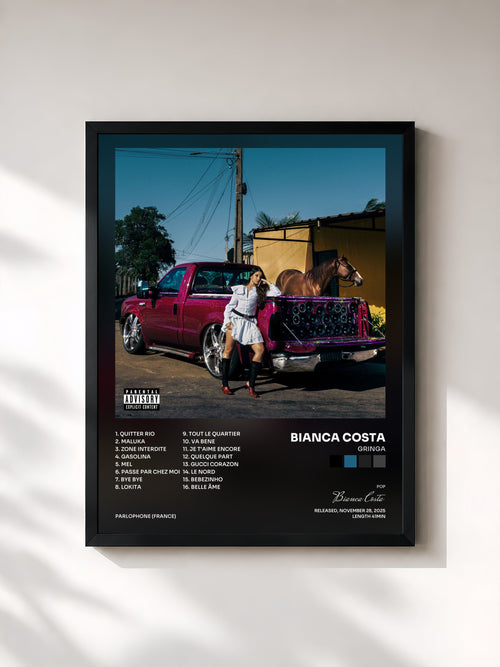Bianca Costa · Gringa — Affiche encadrée