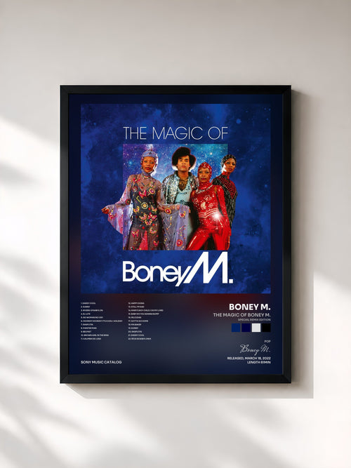 Boney M. · The Magic Of Boney M. (Special Remix Edition) — Affiche encadrée