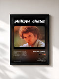 #noir Tableau de l'album Philippe Chatel de Philippe Chatel, cadre noir, imprimé et encadré en France