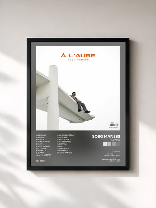 Soso Maness · A l'aube — Gerahmter Kunstdruck