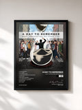 #noir What Separates Me From You de A Day to Remember en lámina enmarcada, marco negro, impresa y enmarcada en Francia