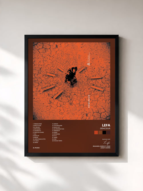 Lefa · DÉMIИEUR — Affiche encadrée