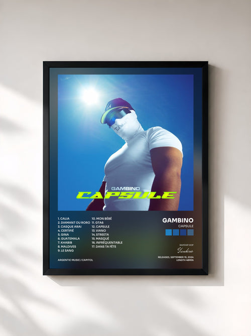 Gambino · CAPSULE — Framed art print
