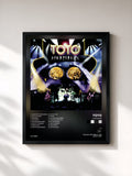 #noir Livefields de Toto en lámina enmarcada, marco negro, impresa y enmarcada en Francia