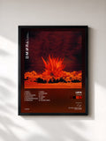 #noir D M N R by Lefa as a framed art print, black frame, printed and framed in France