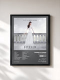 #noir Fifty Shades Freed (Original Motion Picture Score) by Danny Elfman as a framed art print, black frame, printed and framed in France