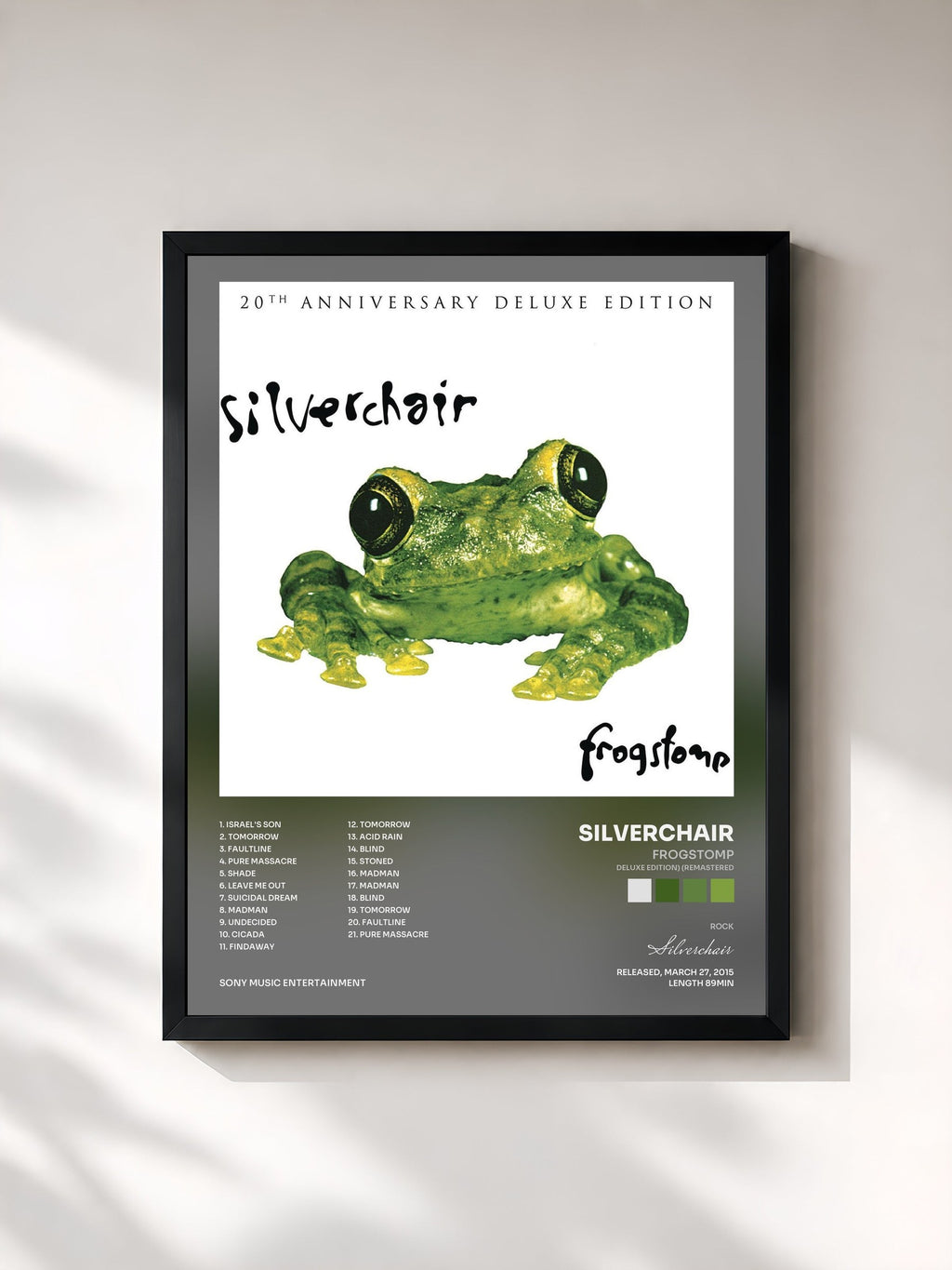 #noir Frogstomp (Deluxe Edition) (Remastered) di Silverchair in stampa incorniciata, cornice nera, stampata e incorniciata in Francia