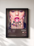 #noir Mean Girls (Music From The Motion Picture) by Reneé Rapp as a framed art print, black frame, printed and framed in France