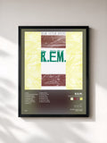#noir Tableau de l'album Dead Letter Office de R.E.M., cadre noir, imprimé et encadré en France