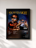 #noir Tableau de l'album Stoner's Night de Juicy J, cadre noir, imprimé et encadré en France