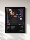 #noir JoJo by JoJo as a framed art print, black frame, printed and framed in France