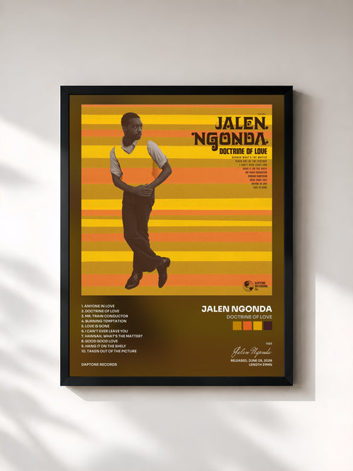 Jalen Ngonda · Doctrine of Love — Gerahmter Kunstdruck