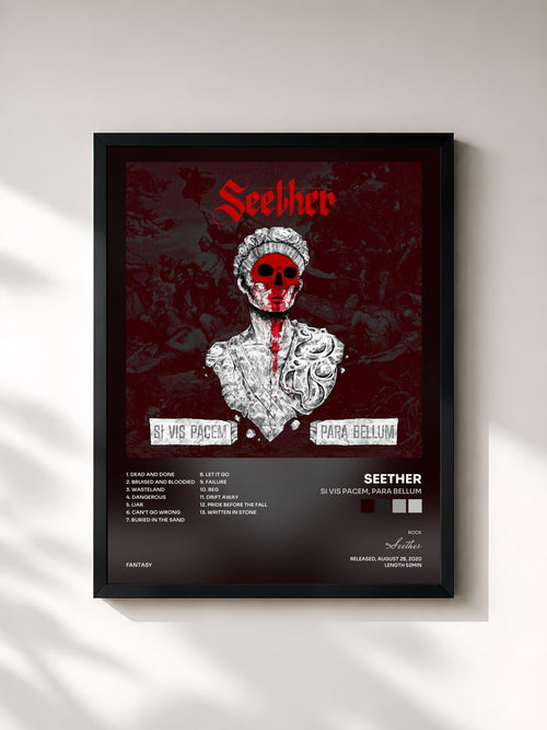 Seether · Si Vis Pacem, Para Bellum — Framed art print