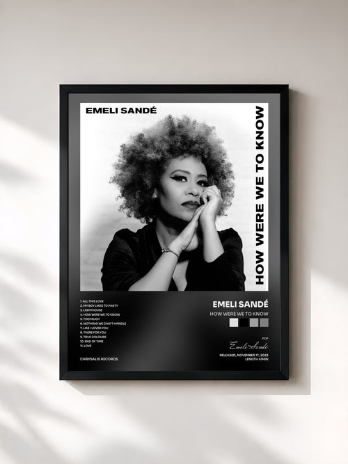 Emeli Sandé · How Were We To Know — Stampa incorniciata