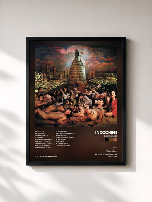 Indochine · Babel Babel — Stampa incorniciata