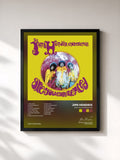 #noir Tableau de l'album Are You Experienced de Jimi Hendrix, cadre noir, imprimé et encadré en France