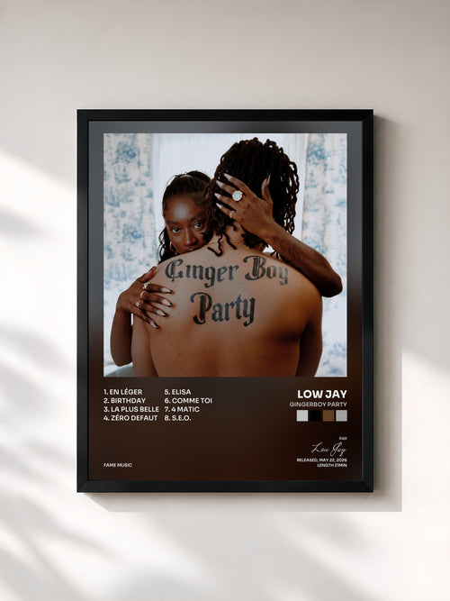 Low Jay · GINGERBOY Party — Framed art print