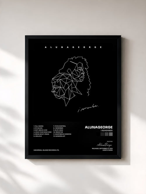 AlunaGeorge · I Remember — Framed art print