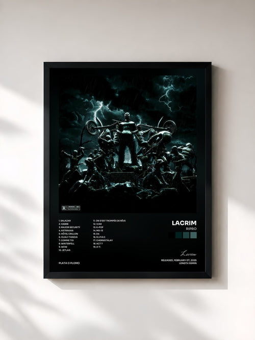 Lacrim · RIPRO — Gerahmter Kunstdruck