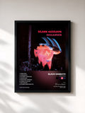 #noir Tableau de l'album Paranoid de Black Sabbath, cadre noir, imprimé et encadré en France
