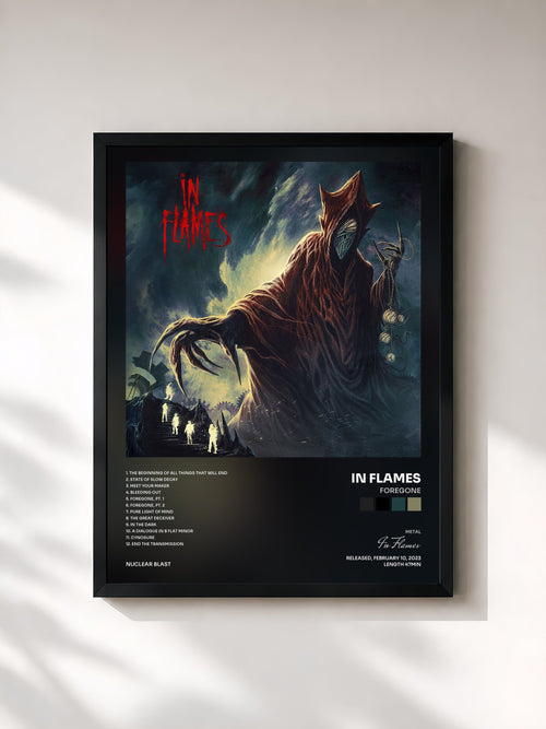 In Flames · Foregone — Stampa incorniciata