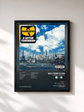 #noir Tableau de l'album A Better Tomorrow de Wu-Tang Clan, cadre noir, imprimé et encadré en France