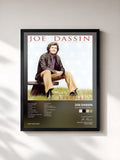 #noir Tableau de l'album Joe Dassin Éternel... de Joe Dassin, cadre noir, imprimé et encadré en France