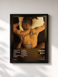 #noir GINGER BOY de Low Jay en lámina enmarcada, marco negro, impresa y enmarcada en Francia