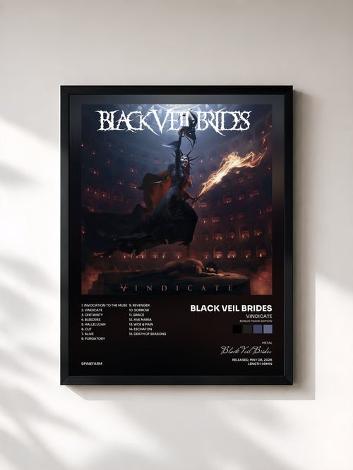 Black Veil Brides · VINDICATE (Bonus Track Edition) — Gerahmter Kunstdruck
