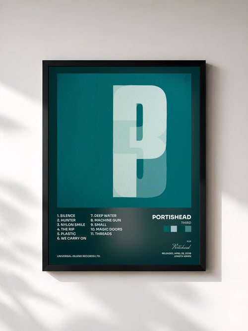 Portishead · Third — Affiche encadrée