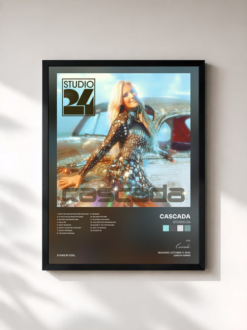 Cascada · Studio 24 — Affiche encadrée