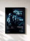 #noir Planet of the Apes (Original Motion Picture Soundtrack) by Danny Elfman as a framed art print, black frame, printed and framed in France
