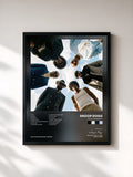 #noir 10 Til' Midnight by Snoop Dogg as a framed art print, black frame, printed and framed in France