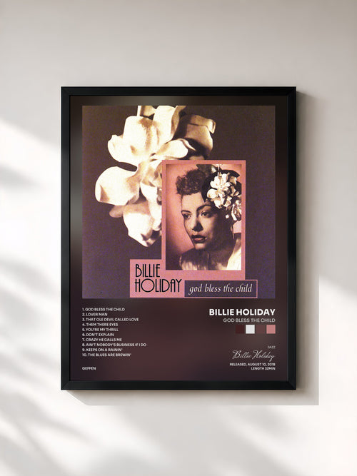 Billie Holiday · God Bless The Child — Gerahmter Kunstdruck