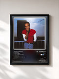 #noir Glow di Al Jarreau in stampa incorniciata, cornice nera, stampata e incorniciata in Francia