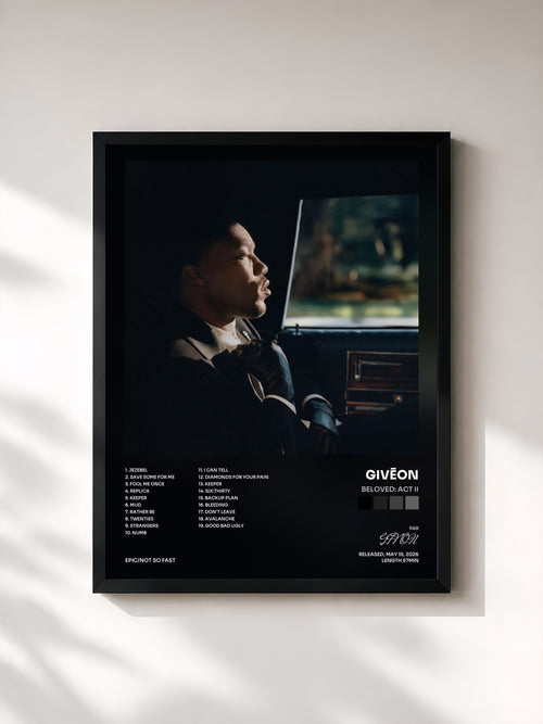 GIVĒON · BELOVED: ACT II — Framed art print