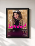 #noir Louder!. di Sofía Reyes in stampa incorniciata, cornice nera, stampata e incorniciata in Francia