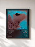#noir Tableau de l'album Meddle de Pink Floyd, cadre noir, imprimé et encadré en France