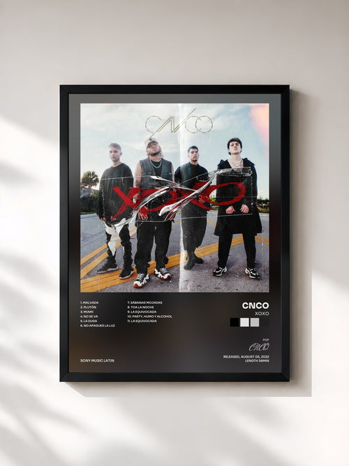 CNCO · XOXO — Stampa incorniciata