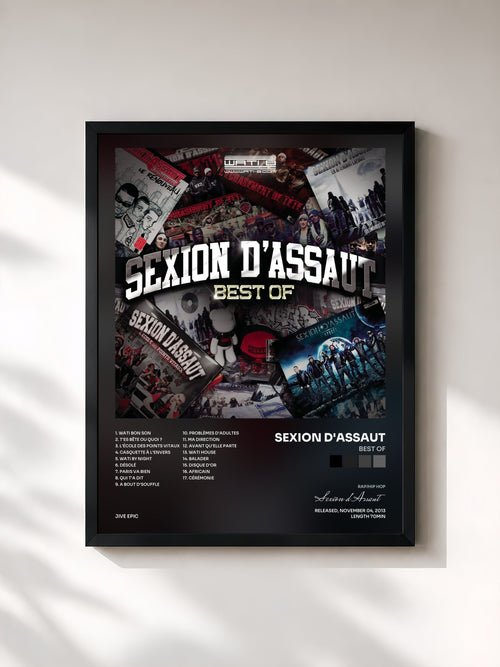 Sexion d'Assaut · Best of — Lámina enmarcada