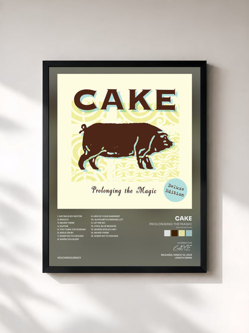 CAKE · Prolonging The Magic (Deluxe Edition) — Affiche encadrée