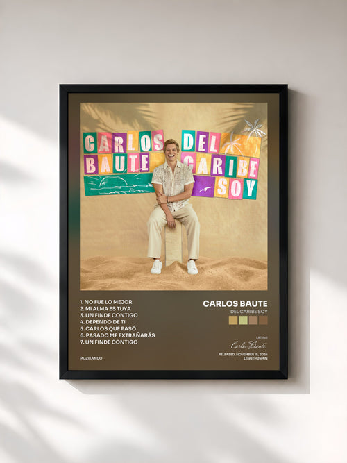 Carlos Baute · Del Caribe Soy — Stampa incorniciata